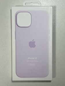 [ Apple оригинальный ]iPhone 14 силиконовый чехол * lilac * новый товар *