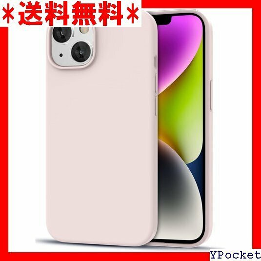 JAC iPhone14 シリコンケース おしゃれ 全 衝撃 ワイヤレス充電対応 iPhone14 ライトピンク 135