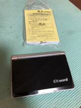 ５.１. CASIO EX-word ELECTRONIC DICTIONARY XD-GF6500BS 動作品_画像3