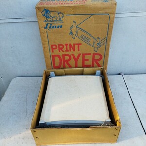 Lion四切両面乾燥器バライタ印画紙プリントドライヤーフェロタイプWD-1【120サイズ】