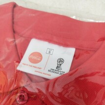 コカ・コーラ ポロシャツSサイズロシアワールドカップ2018【ネコポス】_画像2