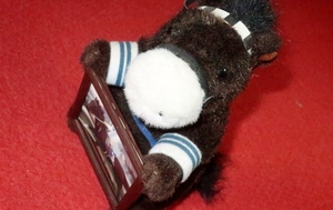 0207T02/3E#. пробег лошадь мягкая игрушка #hisi Amazon [ царапина ][ no. 45 раз Hanshin 3 лет . лошадь S] скачки / лошадь ./AVANTI( стоимость доставки 510 иен [.60]
