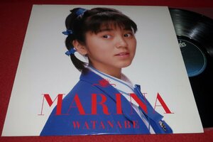 0915.3F#LP# Watanabe Marina /MARINA[ промо / Onyanko Club / первоначально obi нет ] идол /80 годы ( стоимость доставки 710 иен [.80]