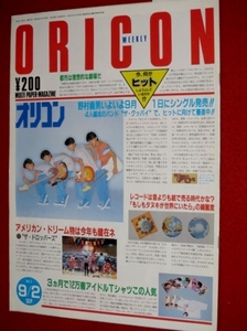 0926の3E★オリコンWEEKLY 昭和58年9/2 菅原文太 ザ・グッバイ 【TVゲーム大全】(送料510円【ゆ80】