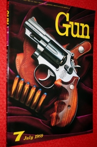 0330軍2★月刊GUNガン1989/7モスバーグM500/S&W・M19/SD9/HK53サブマシンガン/73式装甲車/JAC・XM177(送料180円【ゆ60】