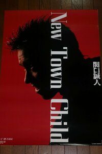 0834お3C■B2ポスター■関口誠人/New Town Child【シングル発売告知/店貼り】ポニーキャニオン/C-C-B(送料300円【ゆ80】