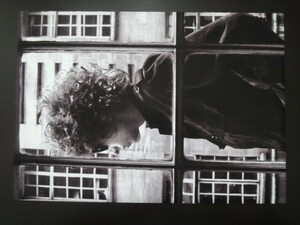 A4 額付き ポスター Bob Dylan ボブディラン 1966 モノクロ 散歩 写真 インテリア 額装 フォトフレーム