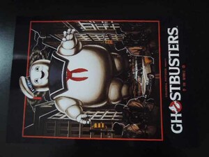 A4 額付き ポスター マシュマロマン ゴーストバスターズ Ghostbusters アート The Stay Puft 可愛い Marshmallow Man 映画