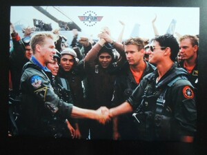 A4 額付き ポスター TOP GUN マーヴェリック アイスマン 写真 トップガン トムクルーズ バルキルマー 1986 パラマウント