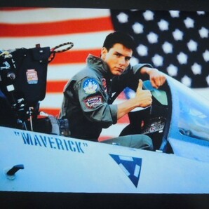 A4 額付き ポスター TOP GUN マーヴェリック トムクルーズ 戦闘機 パイロット トップガン Tom Cruise アメリカ 星条旗 USA 国旗 