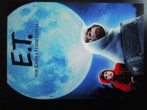 A4 額付き ポスター E.T. 映画 ET スピルバーグ Steven Spielberg The Extra Terrestrial 自転車 宇宙 フォトフレーム 