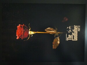 A4 額付き ポスター 薔薇 ゴッドファーザー The Godfather バラ Francis Ford Coppola フォトフレーム 額装済み