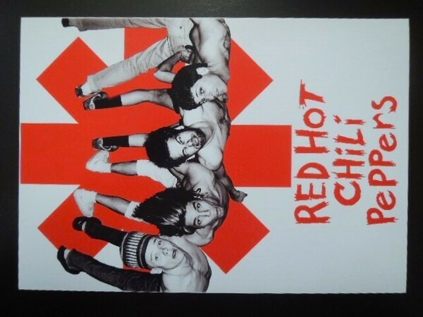 A4 額付き ポスター レッドホットチリペッパーズ Red Hot Chili Peppers レッチリ 赤 スカイダイビング ダイブ 額装済み フォトフレーム