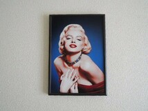 A4 額付き ポスター マリリンモンロー Marilyn Monroe ハリウッド 女優 _画像3