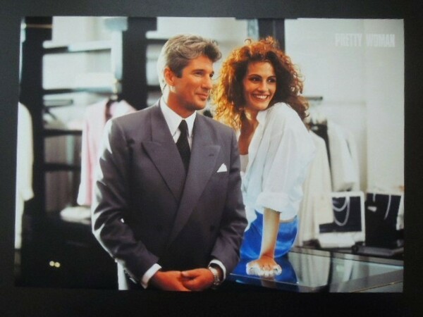 A4 額付き ポスター プリティウーマン Pretty Woman リチャードギア Richard Gere ジュリアロバーツ Julia Roberts 映画