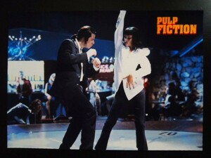 A4 額付き ポスター パルプフィクション Pulp Fiction 映画 Vincent Vega ダンス Mia Wallace トラボルタ ユマサーマン