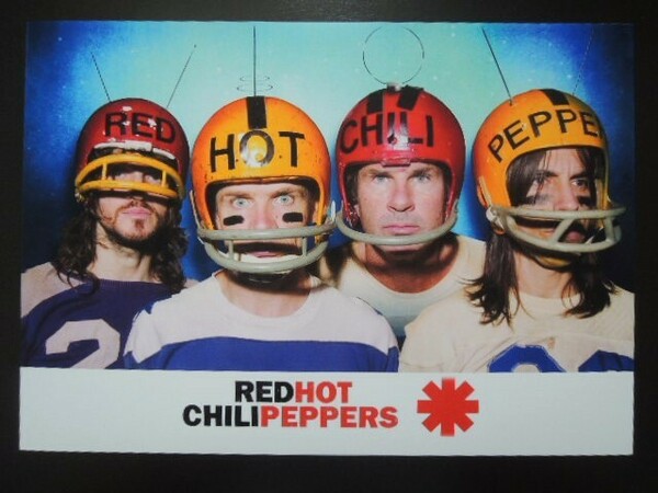 A4 額付き ポスター レッドホットチリペッパーズ Red Hot Chili Peppers レッチリ アート ヘルメット
