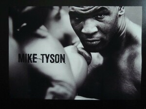 A4 額付き ポスター マイクタイソン Mike Tyson ボクシング 白黒 モノクロ インテリア 額装済み フォトフレーム