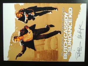 A4 額付き ポスター ポールニューマン ロバートレッドフォード Butch Cassidy and the Sundance Kid 明日に向って撃て フォトフレーム 額装