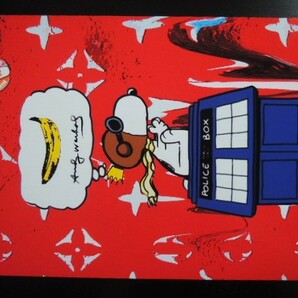 A4 額付き ポスター Snoopy Flying Ace ダンキン Andy Warhol バナナ LV モノグラム