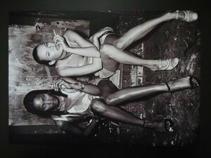 A4 額付き ポスター ナオミキャンベル Naomi Campbell ケイトモス Kate Moss モデル photograph