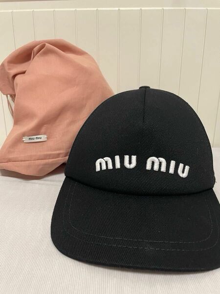 2023年青山店購入miumiuドリルキャップ CAP