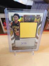 2023-24 Panini SELECT BASKETBALL KEYON GEORGE RC ルーキージャージサインカード 49シリ_画像1