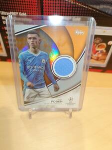 2023-24 Topps UEFA Club Competitions Soccer PHIL FODEN ジャージカード 25シリ!!!!! 