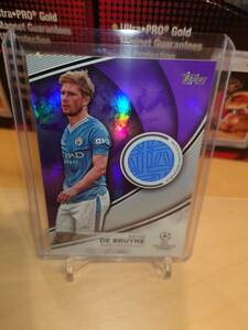2023-24 Topps UEFA Club Competitions Soccer KEVIN DE BRUYNE ジャージカード 299シリ 