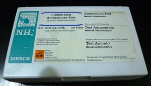  Anne moni um тест комплект MERCH производства Ammoniumu NH4 TEST 1 коробка 5.0-20.0mg|L 50TEST не использовался новый товар бесплатная доставка 