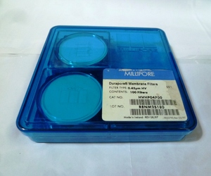 閉店特価！！　研究実験用　MILLIPORE　MEMBLANEフィルター　ろ過　　0.45μmHV　MadeinIreland　75FILTERS　新品　研究室保管品　送料無料