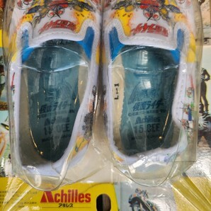 当時もの仮面ライダー 子供靴未使用、15センチ、アキレス、デットストックの画像6
