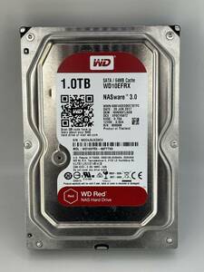 WD RED(NAS）用　1TB HDD 　ＷＤ10EFRX 3.5インチ SATA シリアルナンバー WCC4J5JXZ0CU