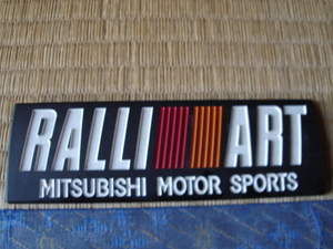 三菱 ラリーアート RALLIART メタルプレート エンブレム