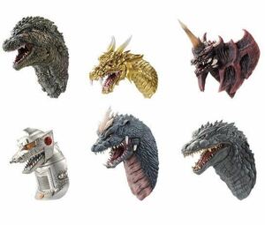 一番くじ ゴジラ -1.0 H賞 モンスターヘッドマグネット 6種 コンプ ゴジラ 2023 キングギドラ 等 マイナスワン GODZILLA ゴジラヘッド