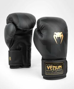 【新品！】Venum Razorボクシンググローブ 10oz ブラック/ゴールド