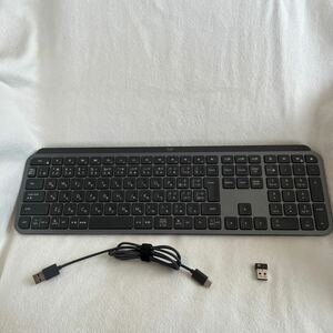 ロジクール アドバンスド ワイヤレスキーボード KX800 MX KEYS 充電式 bluetooth　1円から！
