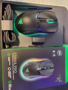 Razer レイザー Cobra Pro ワイヤレス ゲーミングマウス　箱付き 美品！　1円から！