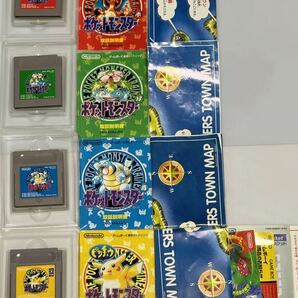 ゲームボーイ ポケットモンスター クリスタル 金 銀 赤 緑 青 ピカチュウなど7本セット GAMEBOY POCKET MONSTERS 送料無料の画像3