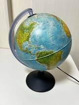地球儀 ライト　照明器具　インテリア オブジェ 置物 地図 世界地図 _画像1