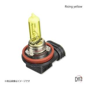 CATZ キャズ Rising yellow ハロゲンバルブ H11 フィット GE6/GE7/GE8/GE9 H19.10～H24.4 CB1101