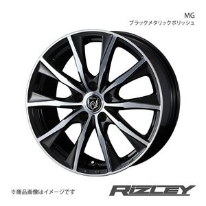 RiZLEY/MG CX-3 DK系 4WD アルミホイール1本【16×6.5J 5-114.3 INSET47 ブラックメタリックポリッシュ】0039913