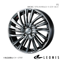 LEONIS/FS ミラージュ A03A/A05A アルミホイール1本【14×4.5J 4-100 INSET45 BMCMC(ブラックメタルコート/ミラーカット)】0039952_画像1