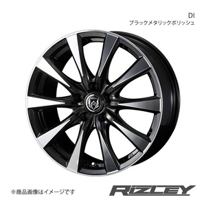 RiZLEY/DI デリカD:5 CV5W FF ～2009/12 アルミホイール1本【17×7.0J 5-114.3 INSET40 ブラックポリッシュ】0040506