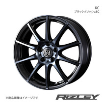 RiZLEY/KC デリカD:5 CV5W FF ～2009/12 アルミホイール1本【16×6.5J 5-114.3 INSET40 ブラックポリッシュBC】0040521_画像1