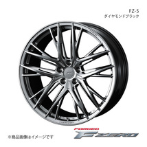 F ZERO/FZ-5 RVR GA3W/GA4W 18インチ車 アルミホイール1本【19×8.5J 5-114.3 INSET38 ダイヤモンドブラック】0040754_画像1