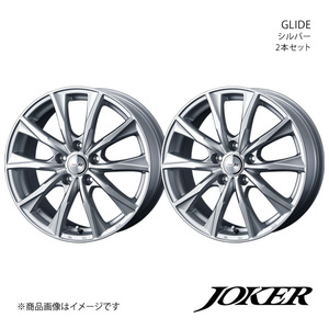 JOKER/GLIDE ギャランフォルティス スポーツバック CX4A アルミホイール2本セット【16×6.5J 5-114.3 INSET47 シルバー】0039615×2