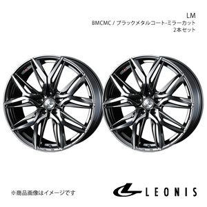 LEONIS/LM ヴェゼル RU1/RU2/RU3/RU4 16/17インチ車 アルミホイール2本セット【17×6.5J 5-114.3 INSET52 BMCMC】0040806×2