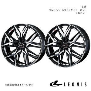 LEONIS/LM SX4 Sクロス YA22S/YB22S ～2017/6 アルミホイール2本セット【17×7.0J 5-114.3 INSET47 PBMC】0040813×2