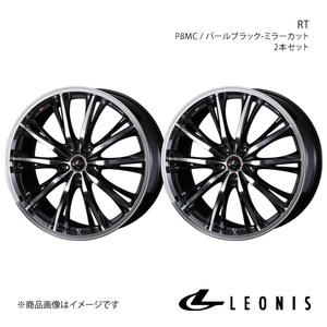 LEONIS/RT シエンタ 10系 アルミホイール2本セット【17×7.0J 5-100 INSET47 PBMC】0041180×2